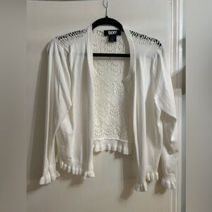 DKNY Sweater with lace